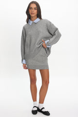 Marvelle Knit Top Grey