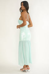 Wilma Sequin Bodice Maxi Dress Mint