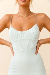 Carrington Structured Bodice Bodycon Mini Dress Mint
