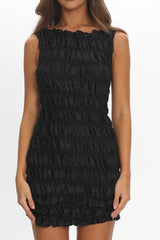LIONESS Guccio Mini Dress Onyx