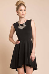 Maya Closed Back Dress Black