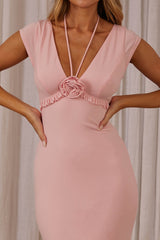 Kalyn Rose Bust Maxi Dress Pink