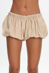 LIONESS Eclipse Mini Short Beige Plaid