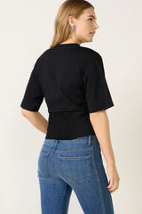 Ada Waist Lace Up Tee