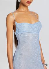 Shilo Embellished Silk Dress